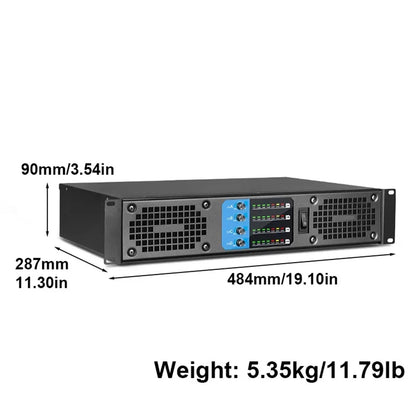 ARTRY AT2800/AT4800 Professional Digital Power Amplifier – 2/4 Channel High-Power Amp for Stage, Conference & Home Audio
