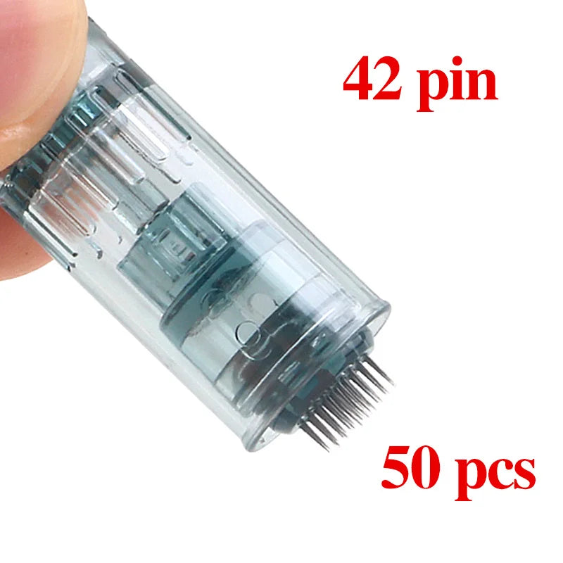M8 Dr Pen Cartridge Needles – Bayonet Micro Replacement Tips for Derma Microneedling Pen 11/16/36/42 Pin 3D/5D Skin Care Treatment Needles