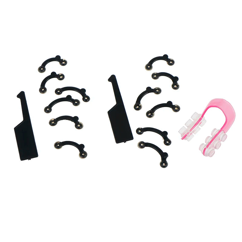 Elevate Your Nose Beauty with a 6-Piece Beauty Nose Up Lifting Set - No Pain Nose Shaping Clips and Massager Tools for Women and Girls in 3 Sizes