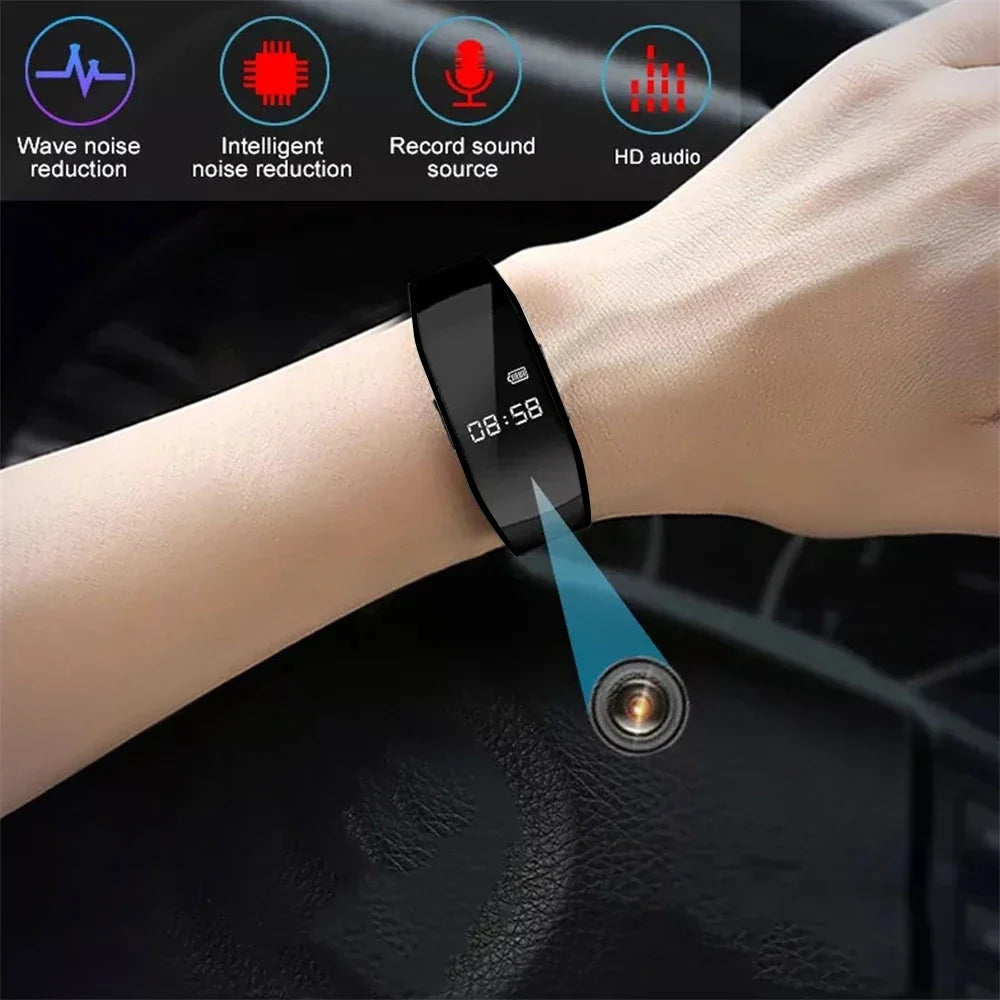1080P HD Action Camera Watch - Portable Sports Video & Voice Recorder for Outdoor Use and Meetings