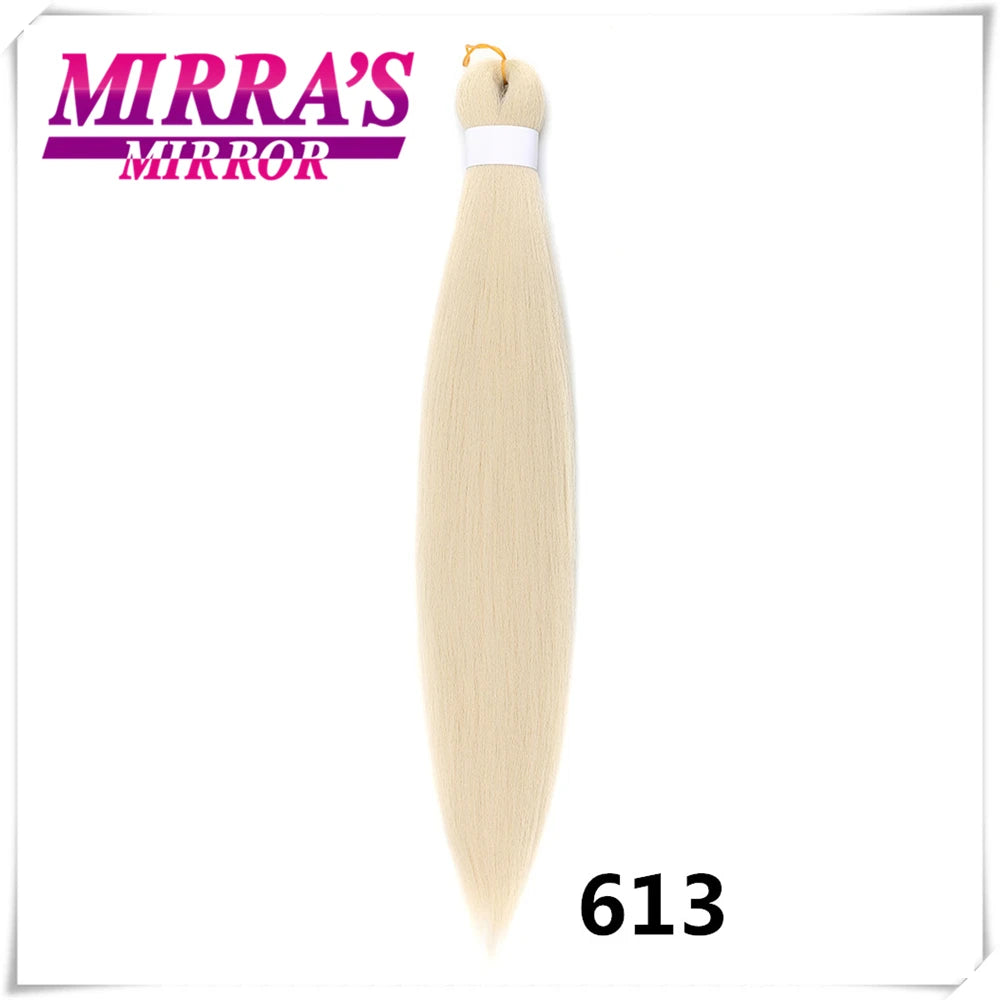 Purple Pre-Stretched Yaki Hair Extensions – Soft Synthetic Jumbo Braids for DIY Ponytail in Pink, Grey, Orange, Red & Blue