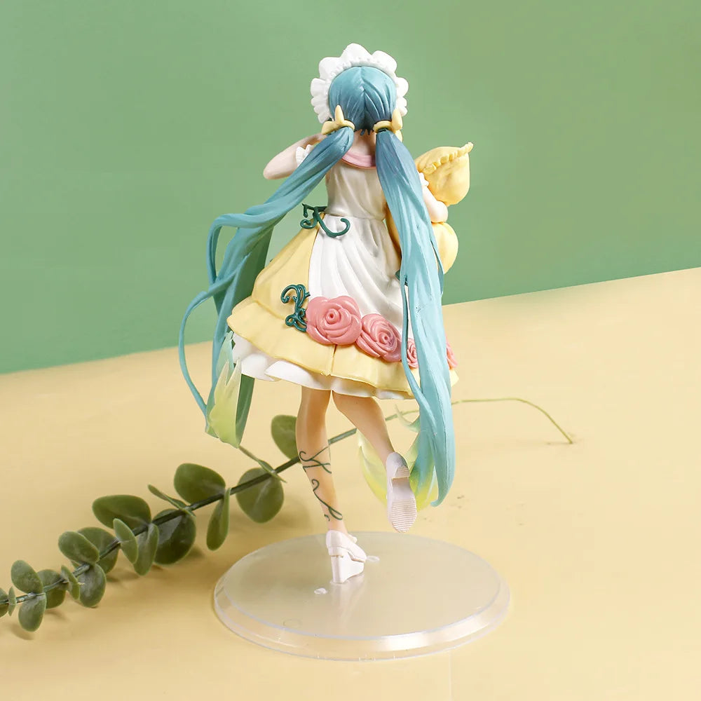 New Hatsune Miku Anime Figure – Fairy Mirror Sleeping Beauty Car Ornament & Collectible Toy Gift