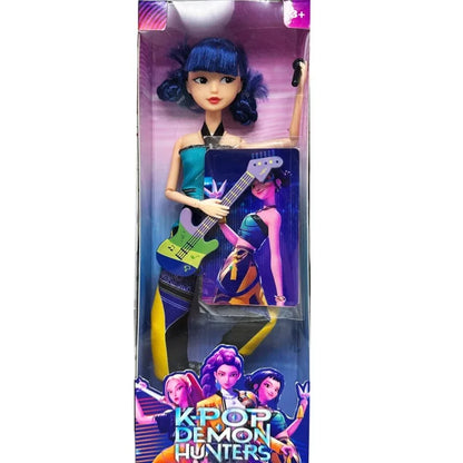 New Anime KPop Demon Hunter Doll — Rumi Mira Zoi Vinyl Mask Collectible for Girls, Birthday & Fan Club Gift