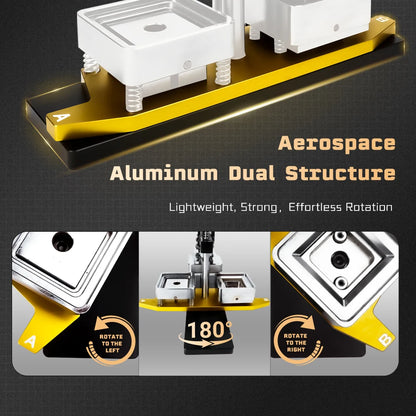 2x2 Inch Button Maker Machine - Custom Photo Fridge Magnet Making Kit with Cutter & Magnets