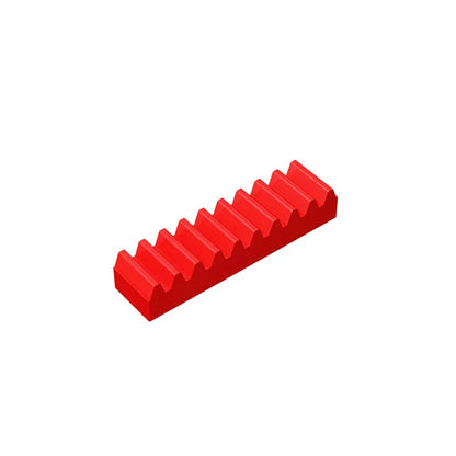 Gobricks GDS-1171 Gear Rack 1x4 — Compatible with LEGO 3743, Educational DIY Building Blocks for Kids