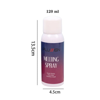 120ml Lace Melting Spray – Seamless Finish Glue, Invisible Hair Adhesive for Lace Wigs, Strong Hold