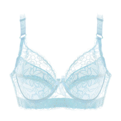 Women’s Plus Size Lace Push-Up Bralette – Sexy Support Bra for 80CD–105CD (42D–46D) Comfortable Intimates Lingerie