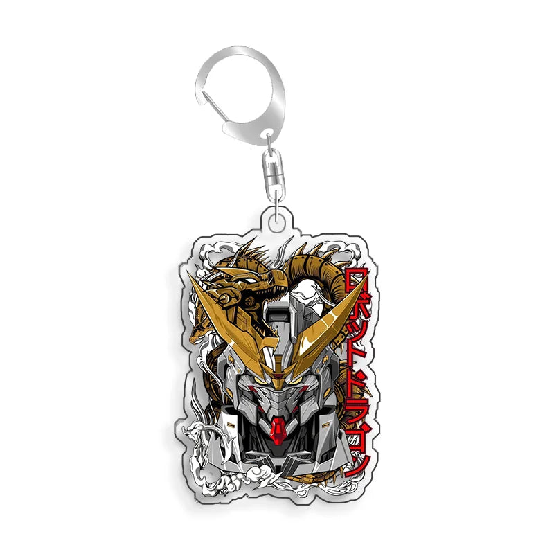 Gundam Freedom ZGMF-X10A Keychain - Recycled Acrylic Anime Backpack Pendant and Collectible Gift for Fans