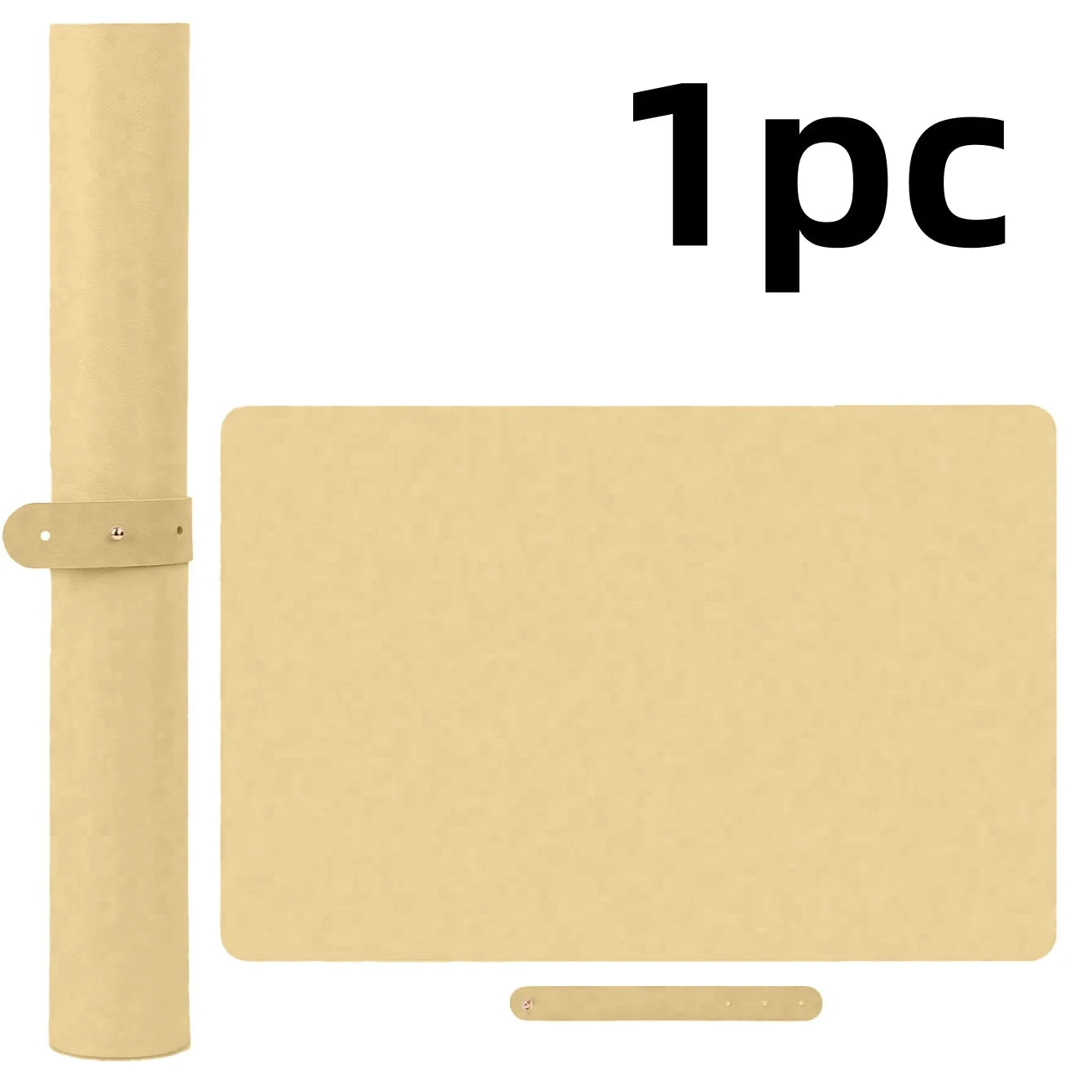Nail Art Table Mat - Soft Foldable PU Leather Manicure Hand Rest Pad