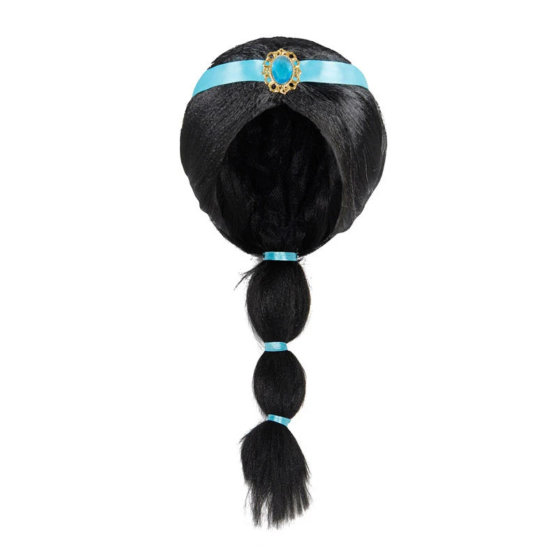 Princess Cosplay Wig for Girls - Synthetic Hair Halloween Birthday Party Costume Accessory