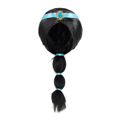 Princess Cosplay Wig for Girls - Synthetic Hair Halloween Birthday Party Costume Accessory