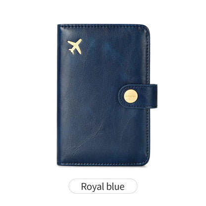 Minimalist RFID Passport Clip Multifunctional PU Leather Wallet – ID & Credit Card Holder Travel Accessory
