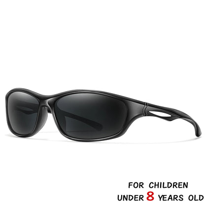 Kids UV400 Sports Sunglasses - Cycling, Camping, Fishing and Outdoor Eyewear for Boys and Girls Ages 3–8