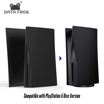 PS5 Disc Edition Replacement Faceplate Shell – Protective Hard Cover Case Compatible with PS5 (DATA FROG)