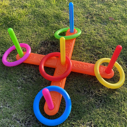 Interactive Throwing Ring Toy Set – Educational Stacking Rings Game for Sports, Fitness & Early Learning Fun for Kids