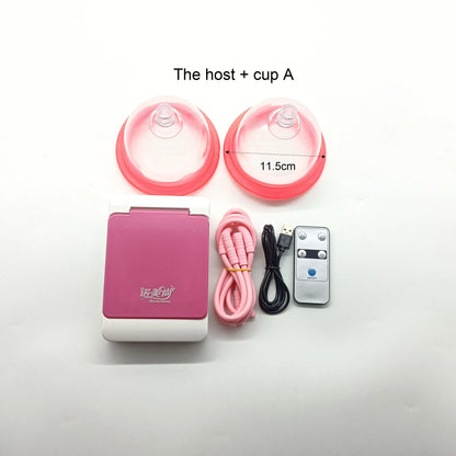 Electric Vacuum Suction Body Massage Device for Chest & Butt Lift, Breast Enhancement & Firming Cupping Therapy Pump System