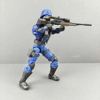 6-Inch G.I. Joe Classified Series Retro Snake Eyes Action Figure – Cobra Trooper Collectible Toy & Gift