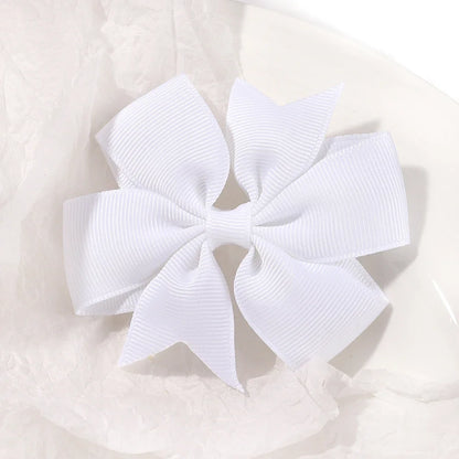 20/40PCS Sweet Candy Color Bow Hair Clip Set – Cute Ribbon Hairpins for Baby Girls & Kids Hair Accessories Gift