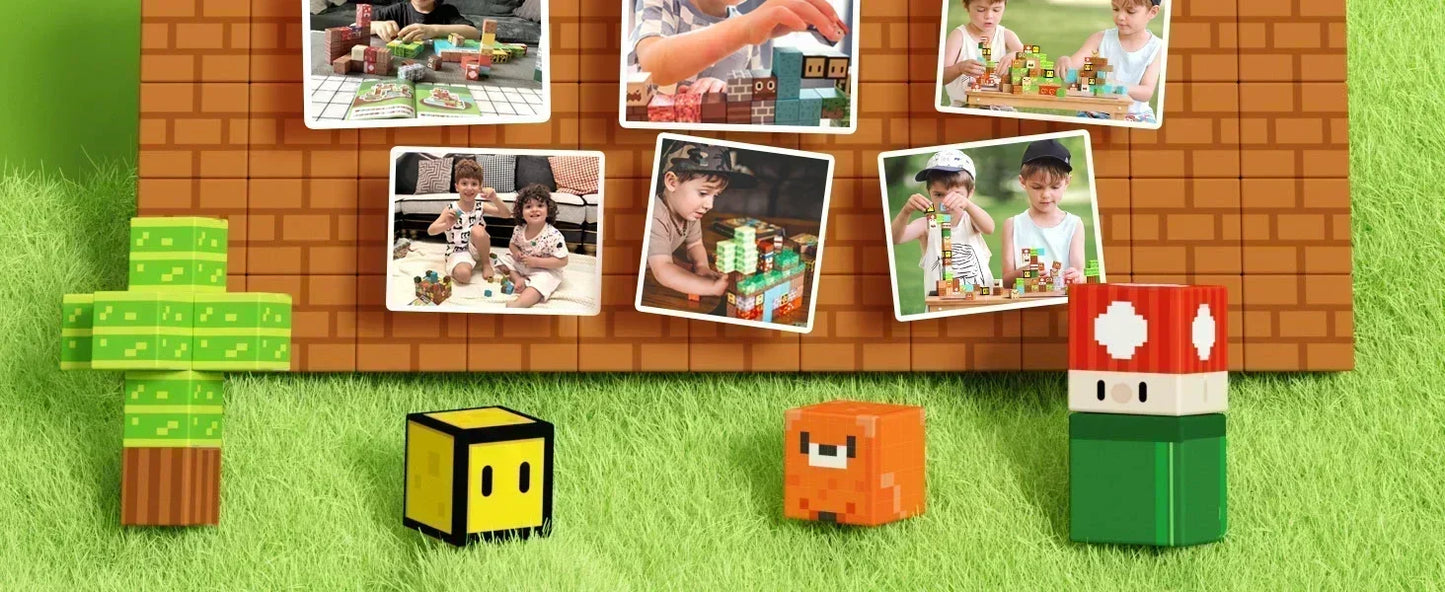 Magnetic Building Blocks Cube Set – STEM DIY Toy for Kids 3+, Boys & Girls, Sensory Model Gift