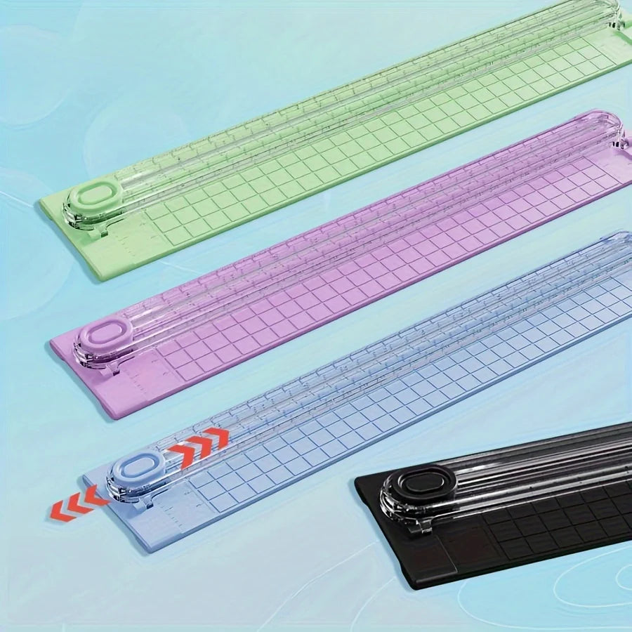 Portable A3/A4 Paper Cutter Trimmer – Manual Cutting Tool for School, Home, and Office, Durable Plastic Design