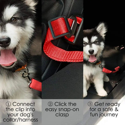 Keep Your Pet Safe: Adjustable Pet Dog Cat Car Seat Belt Harness - Perfect for Small to Medium Dogs, Travel Pet Supplies