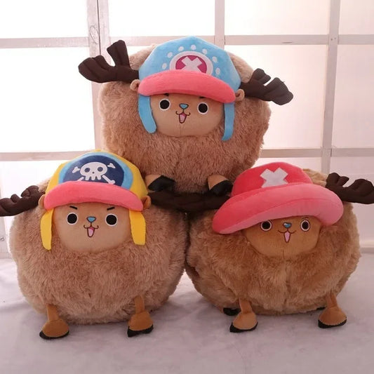 Tony Tony Chopper Plush Pillow - 35CM One Piece Soft PP Cotton Doll Cushion Toy and Hand Warmer