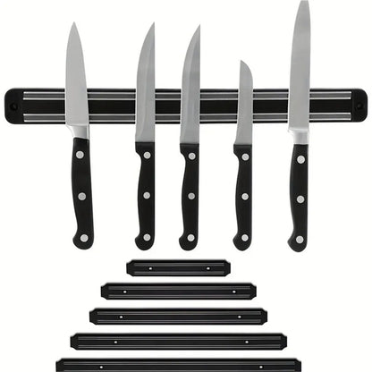Versatile Magnetic Wall-Mounted Knife Holder and Storage Rack for Kitchen and Warehouse Tools