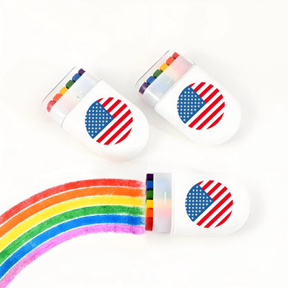 2/3pcs Rainbow Crayon Paint Set | Colorful Birthday Party Accessories & Family Costume Gift