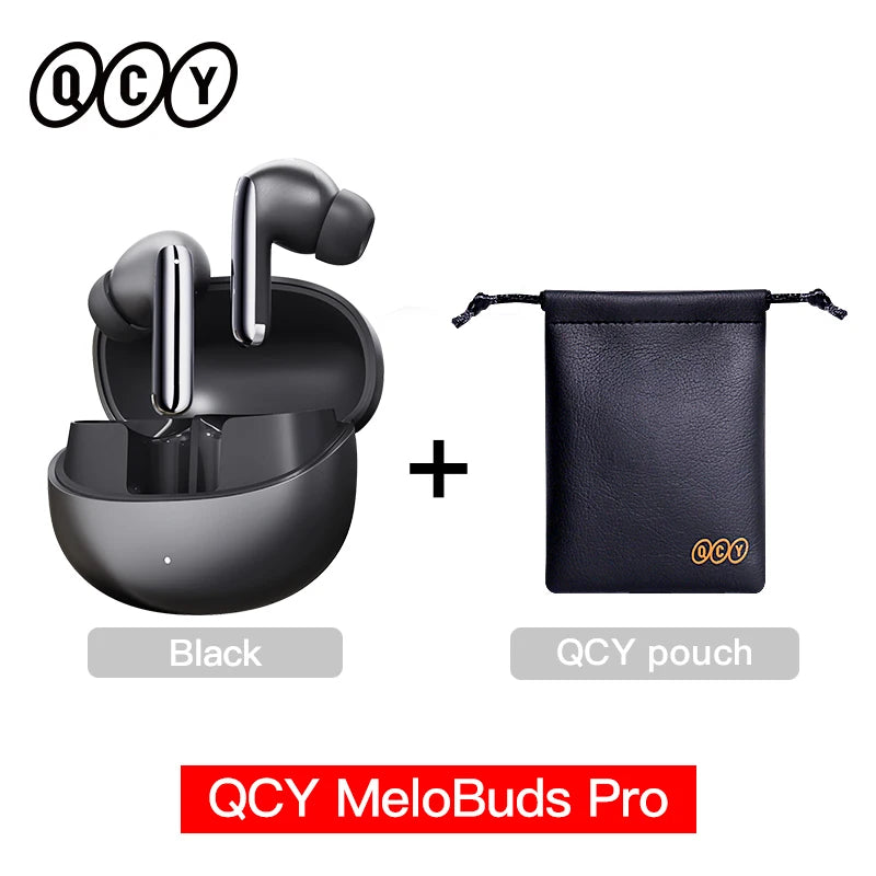 QCY MeloBuds Pro ANC Earbuds - Bluetooth 5.3 Wireless Hi-Res LDAC Headphones with 46dB Noise Cancellation
