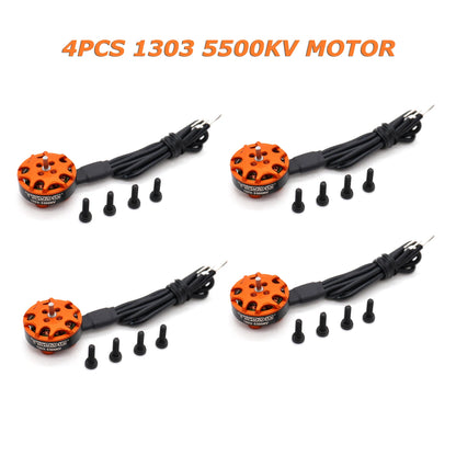 YSIDO 4PCS Brushless Motors for RC Drones - 1103 to 1604 Motor Series for FPV Racing Quads, Fixed-Wing Aircraft, and RC Quadcopter Accessories
