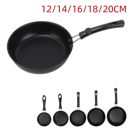 12–20cm Mini Non-Stick Frying Pan – Thickened Stainless Steel Skillet for Gas & Induction Cooking