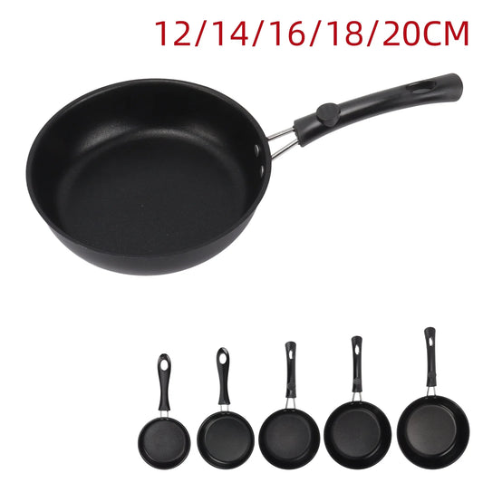 12–20cm Mini Non-Stick Frying Pan – Thickened Stainless Steel Skillet for Gas & Induction Cooking