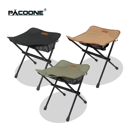 Portable Folding Camping Stool Aluminum Alloy Lightweight Outdoor Fishing & Picnic Chair