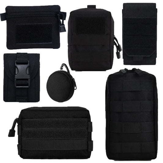 Tactical Molle Pouch Waist Bag for Men - Phone Pouch Fanny Pack for Camping and Hunting, EDC Accessories