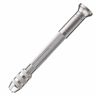 Manual Woodworking Pin Vise – Steel Cap Hand Drill Tool for Resin, Jewelry, Zinc Alloy & Watch Repair