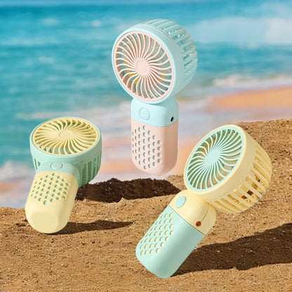 Mini Cartoon USB Handheld Fan – Portable Pocket-Sized Charging Fan for Home, Office, Outdoor & Student Dorm Use