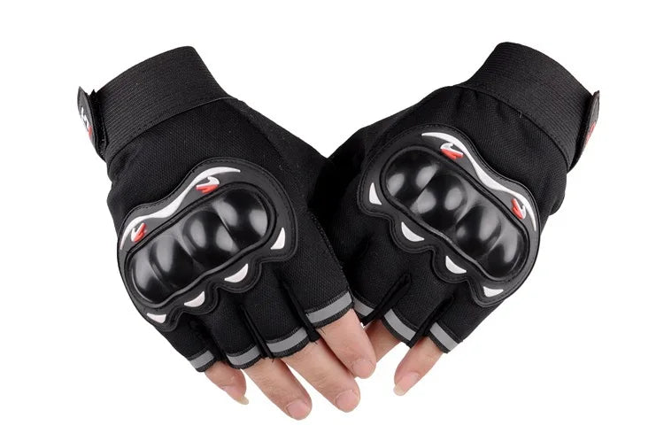 Men's Motorcycle Racing Gloves – Breathable Closed Finger Gloves for Outdoor Sports & Crossbike Riding