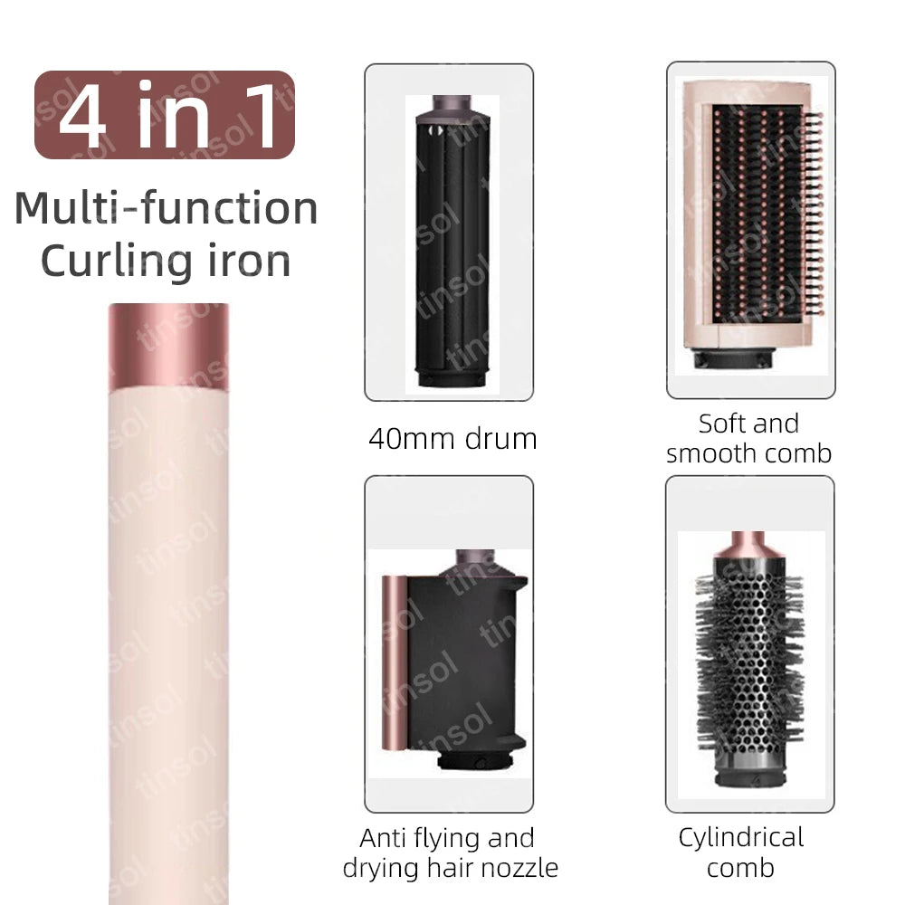 6-in-1 High-Speed Hair Styler - 110,000 RPM Ionic Hair Dryer & Automatic Curling Set