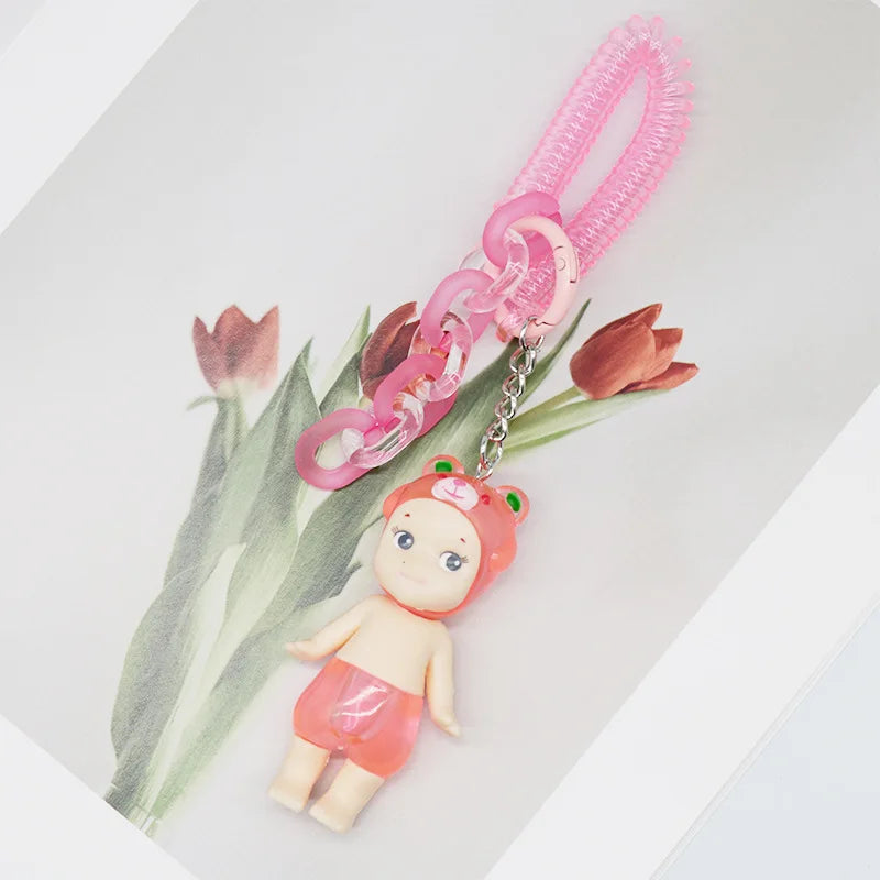 Candy House Keychain Blind Box – Cute Handmade Doll Bag Pendant for Girls