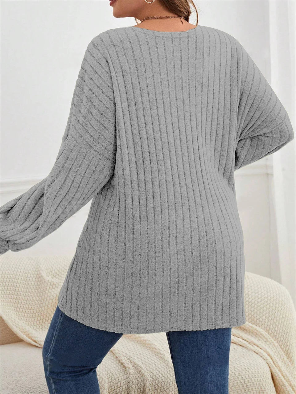 GIBSIE Plus Size Women's Autumn & Winter Solid Color Loose Cardigan – Casual Long-Sleeved Open Front Knitted Coat 2024
