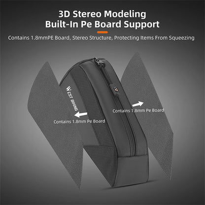 Ultralight Mini Bike Frame Bag – Water-Repellent Top Tube Triangle Pannier for MTB & Road Bikes