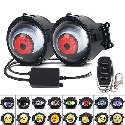 Dynamic LED Car Headlights - Devil Eye Eagle Eye Styling Lights for Car Decoration & Custom Accessories