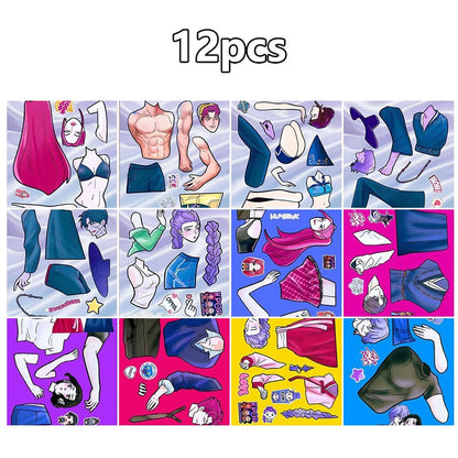 Kpop Demon Hunters Sticker Set — DIY Scrapbooking, Phone, Luggage & Skateboard Waterproof Decals