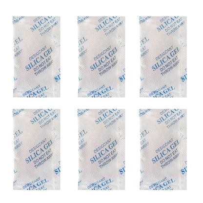 Non-Toxic Silica Gel Desiccant Bags – 2/5/10/20g Moisture Absorber for Kitchen, Room, and Living Spaces