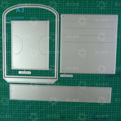 Alarm Clock Clear Stamps & Metal Cutting Dies Set – DIY Scrapbook Embossing Tools for Card Making, Paper Craft & Album Decoration (April 2026 New)