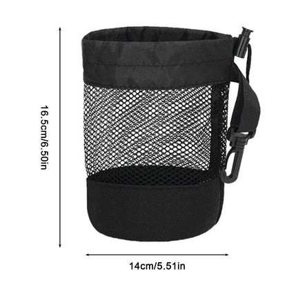 Multipurpose Golf Ball Organizer – 20 Ball Drawstring Pouch, Portable Nylon Mesh Holder for Fitness & Sports