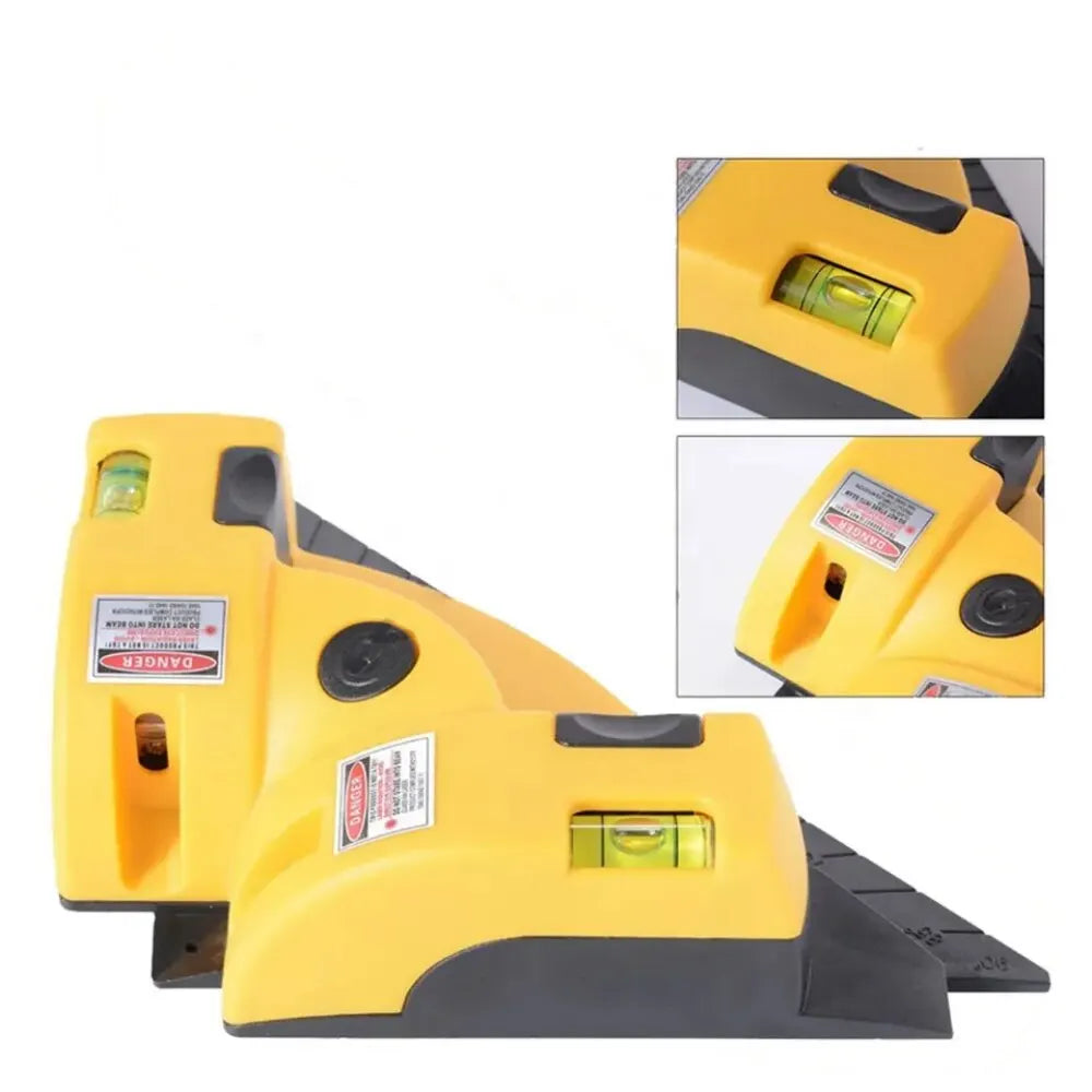 90° Infrared Laser Level - Vertical Horizontal Line Projection for Accurate Floor Tiling Measurement, Square Laser