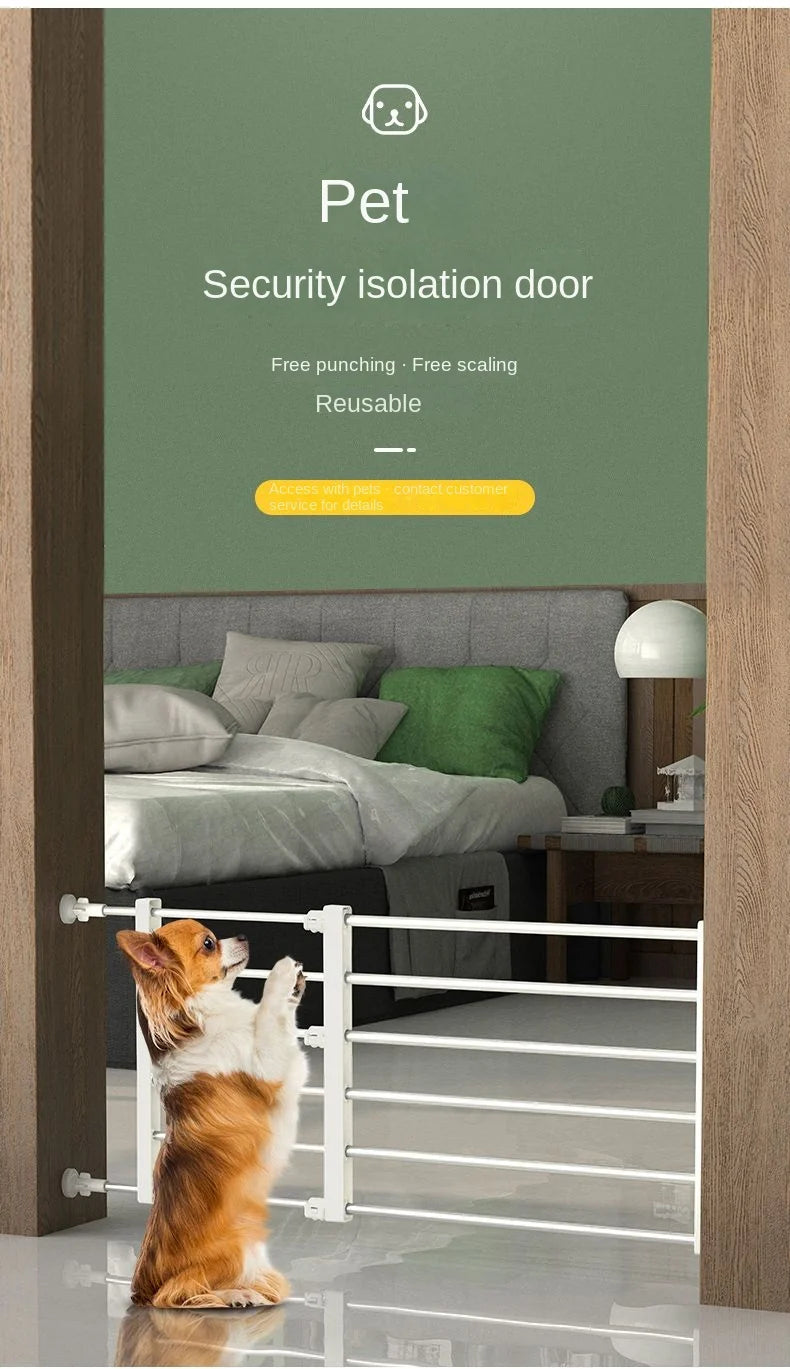 Pet Fence Barrier Gate — Indoor Safety Fence for Small & Medium Dogs, Prevents Pets from Entering Rooms