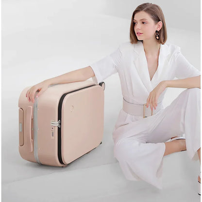 Mixi Aluminum Frame Carry-On Suitcase — Patent Design Rolling Luggage for Cabin, 18/20/24 Inch M9260