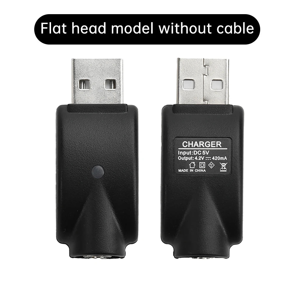 510 Smart USB Charger Adapter – Portable LED Indicator with Overcharge Protection for Battery Rod & Power Bank 4.2V/420mAh